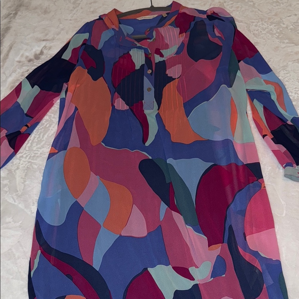 Soft Surroundings Multicolor Abstract Dress